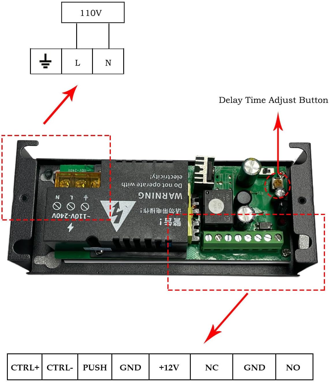 Door Access Control System 1200lb Electric Magnetic Door Lock Kit Waterproof Keypad ID Card Smartphone Tuya App Remote Control