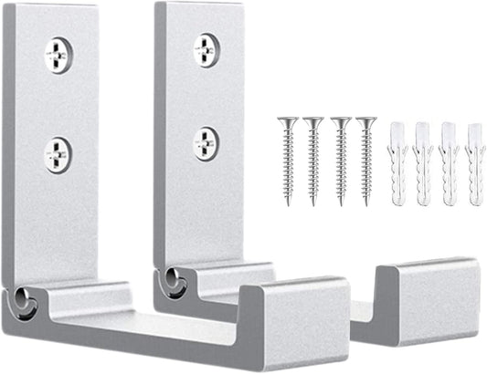 OHIYO Folding Wall Hooks 2PCS Foldable Hooks Bearing Load 33lb/15kg Wall Mounted Heavy Duty No Rust Aluminum Alloy Folding Coat Hooks for Hanging Coat & Bags & Hat & Backpack (Silver)
