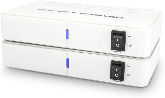 WSA-5RP Wireless Surround Sound Rear Speakers Kit with 2 x 50W Amplifier Built-in, 5.2G / 5.8GHz Dual Band Selectable, Total 106 RF Channel Auto Switching