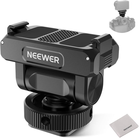 NEEWER Magnetic Mount Adapter Compatible with DJI Osmo Action 5 Pro/4/3, Upgraded Metal Quick Release Action Camera Mount Vlogging Accessories