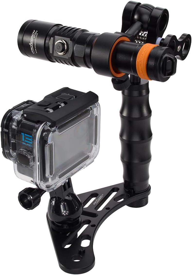 GoPro HERO13 Waterproof Action Camera Dive Kit with 5.3K60 UHD Video, 27MP HDR Photos - Bundle with Protective Housing, Video Light Pack, Camera Tray, Double Clip, 64GB microSD Card (Hero13)