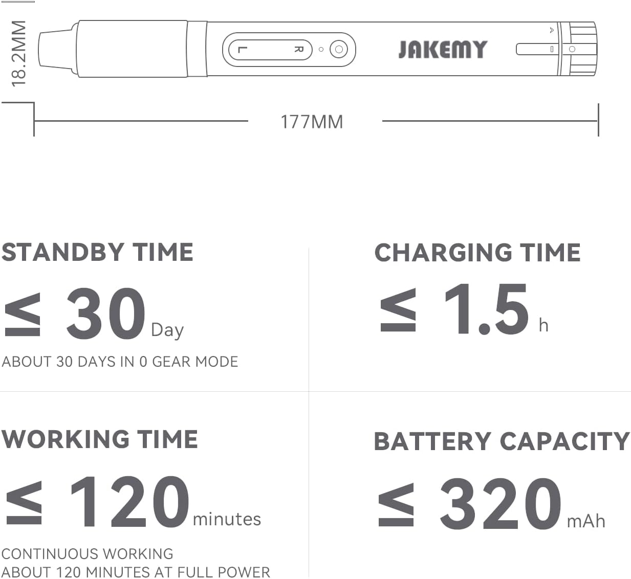 Small Electric Screwdriver Set, JAKEMY Adjustable 3 Torque Cordless Screwdriver Set for Laptop, Rechargeable Mini Computer Screwdriver Kit for Electronics Repair with Shadowless LED Lamp