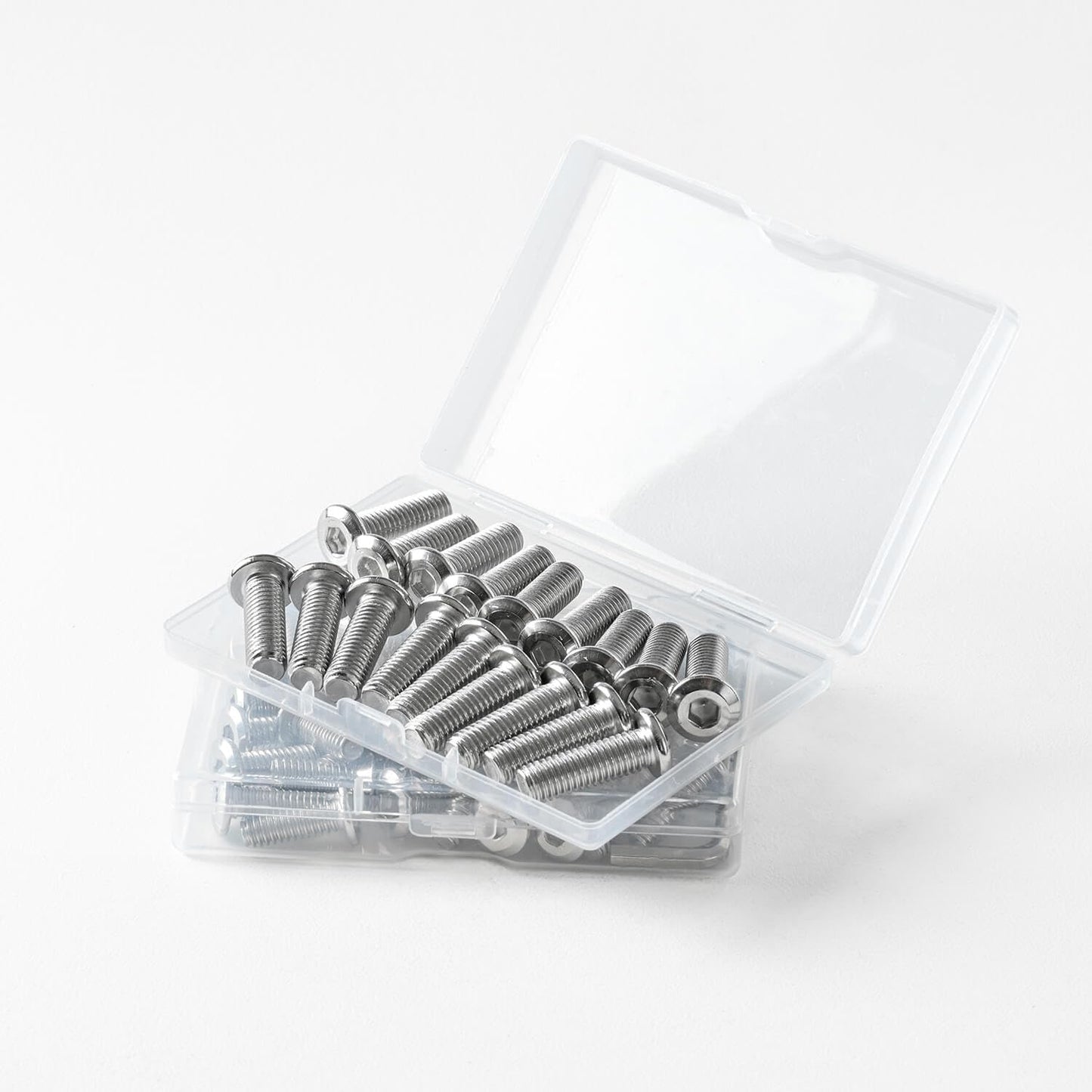 3/16-24 x 3/4" (50 Pack) Flat Head Hex Socket Cap Screws Bolts, 304 Stainless Steel 18-8, Hex Drive, Bright Finish, Fully Machine Thread