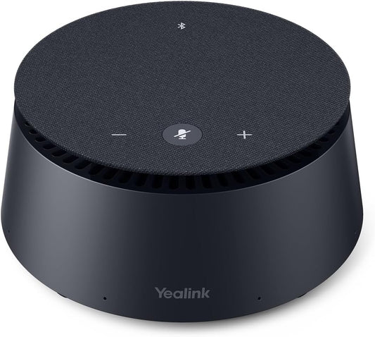 Yealink CP50 Conference Call Speaker and Microphone with Ai Noise Cancellation, Speakerphone for Teams Room, 8 360° Omnidirectional Mics, Bluetooth, USB-C, Daisy Chain, 19.69ft Pickup Telephon