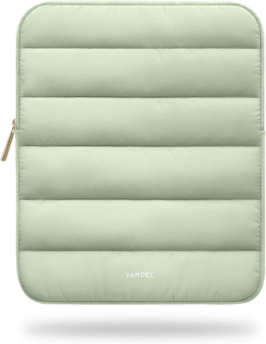 Vandel - The Original Puffy iPad Sleeve 9-11 Inch Tablet Sleeve, Green i Pad Case for Women and Men, Cute iPad Air Pouch, 9 10 Inch, 11 Inch Bag