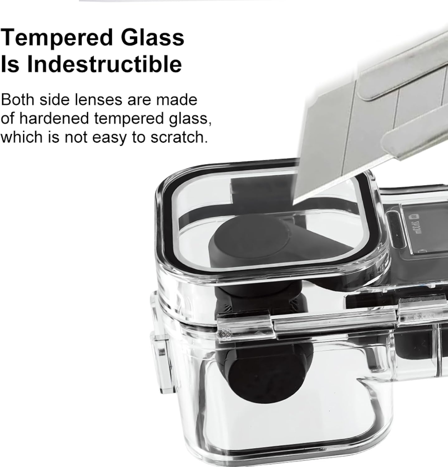 PULUZ Dive Case for DJI Osmo Pocket 3 Waterproof Case PC Protective Shell 45M/147FT Underwater Diving Housing Cover with Accessories for Osmo Pocket 3 Action Camera