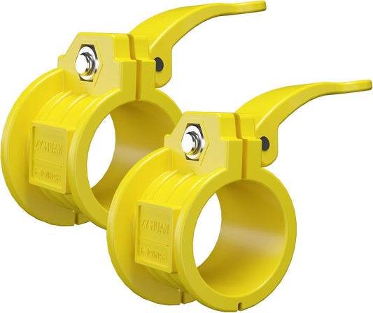 Olympic Barbell Clamps 2 inch Adjustable Barbell Clips Quick Release Pair of Locking Weight Clips for Bars