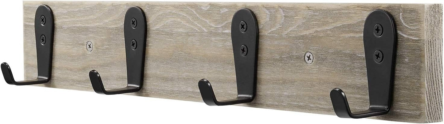 Flyisland Wall Hooks 8 Pcs, Coat Hooks Garage Hook Wall Mounted Hat Hangger Hooks Robe Hook Single Coat Hanger Heavy Duty (8 Pack, Silver)