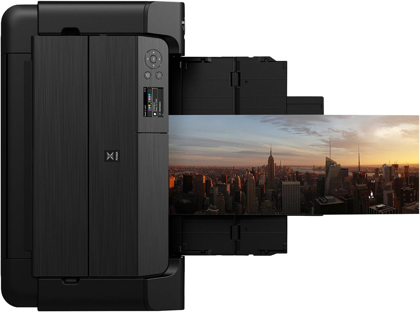 Canon PIXMA PRO-200 Wireless Inkjet Photo Printer | 13x19 Borderless Printing | 8-Color Dye Ink | Fast A3+ Output | Compact for Photographers & Artists (4280C002) + Printer Cable + Ethernet Cable