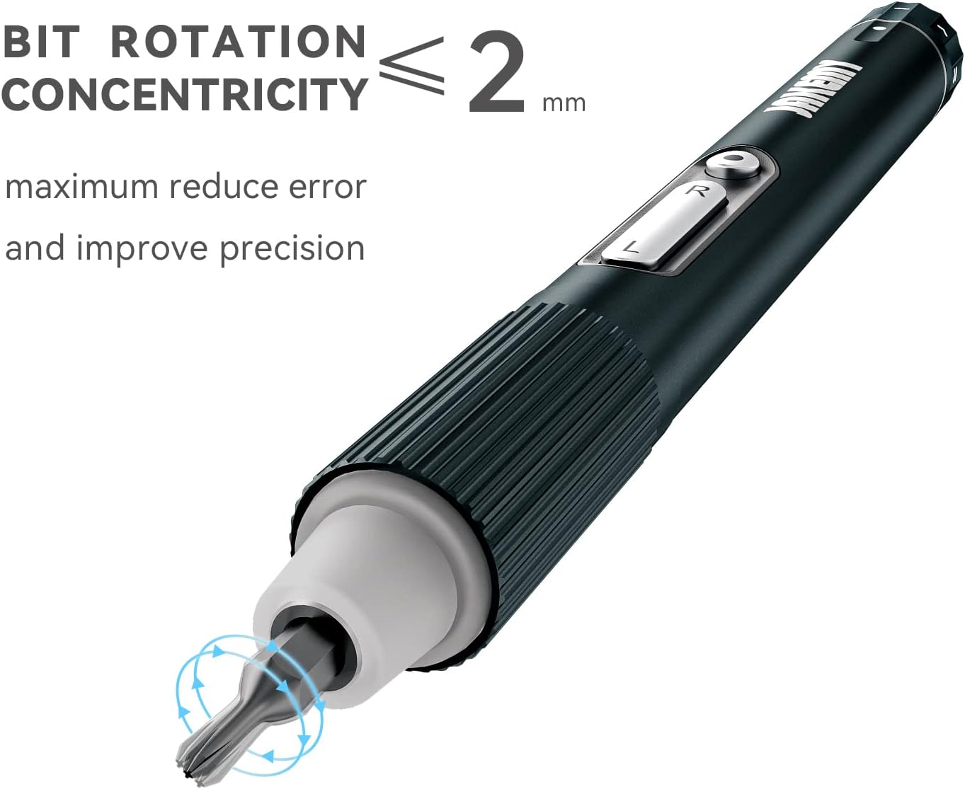 Small Electric Screwdriver Set, JAKEMY Adjustable 3 Torque Cordless Screwdriver Set for Laptop, Rechargeable Mini Computer Screwdriver Kit for Electronics Repair with Shadowless LED Lamp