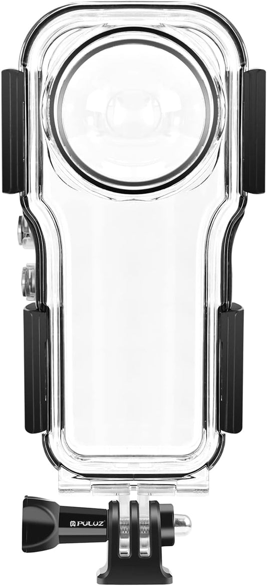 PULUZ 40m/131ft Dive Case for Insta360 One RS 1-Inch 360 Edition - Underwater Waterproof Housing Cover with PC Shell - Essential Camera Accessories