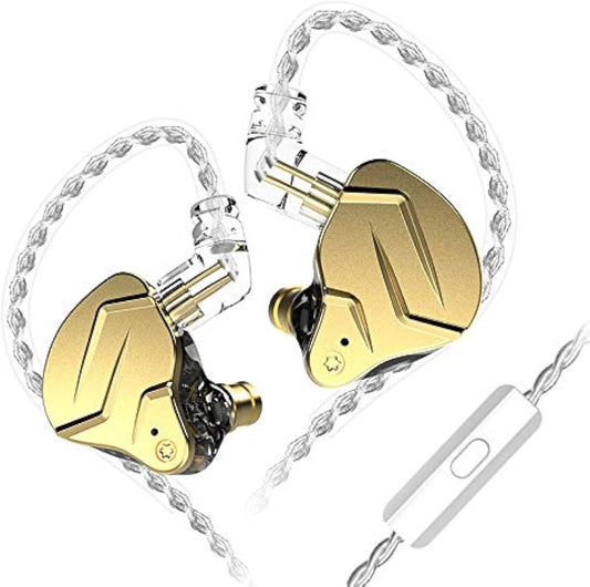 KZ ZSN Pro X in Ear Monitor Dual Driver IEM Earphone 1BA 1DD Wired Earphone HiFi Sport Gaming Earbuds Headphones Compatibility for Phone Computer Tablet