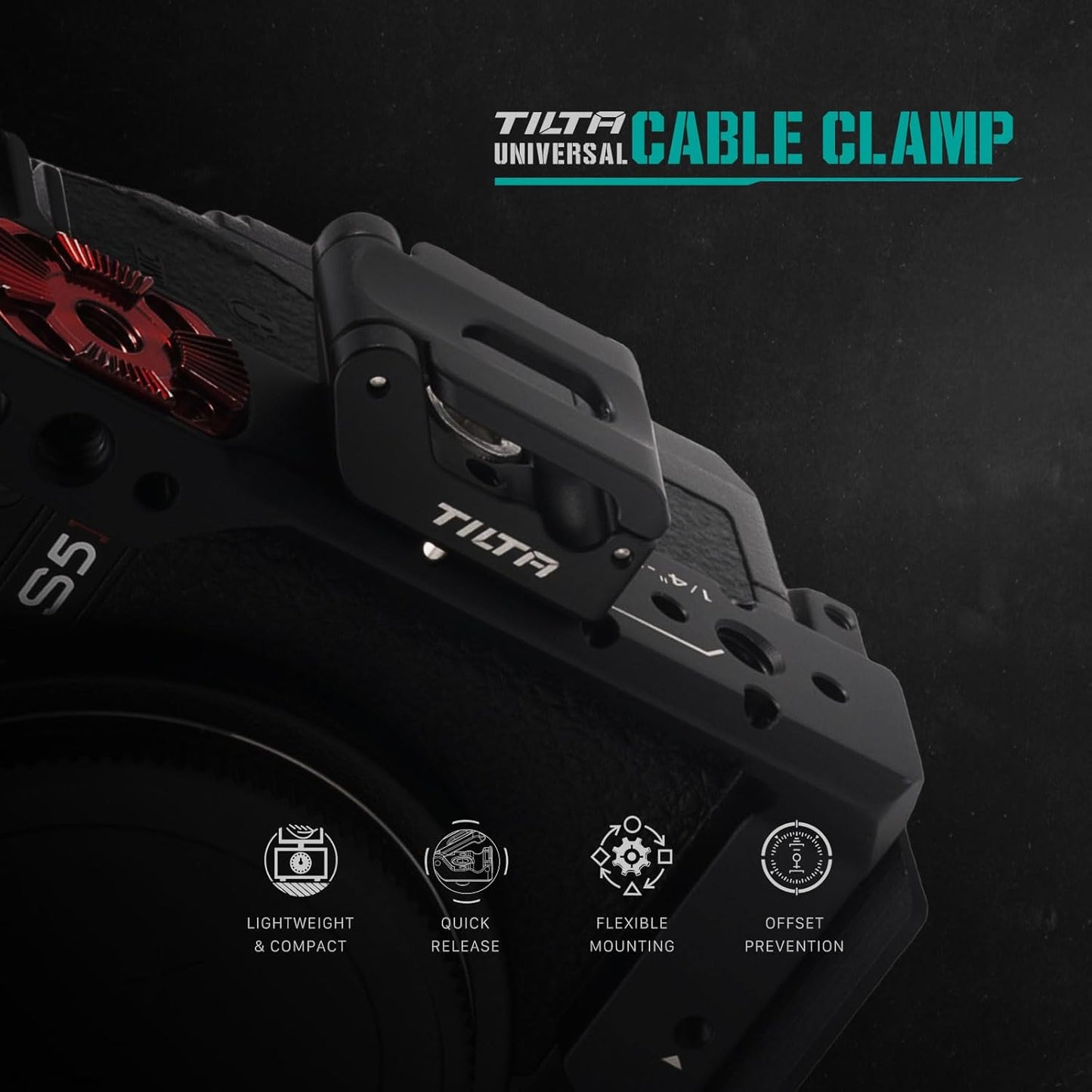 Tilta Universal Cable Clamp, Black