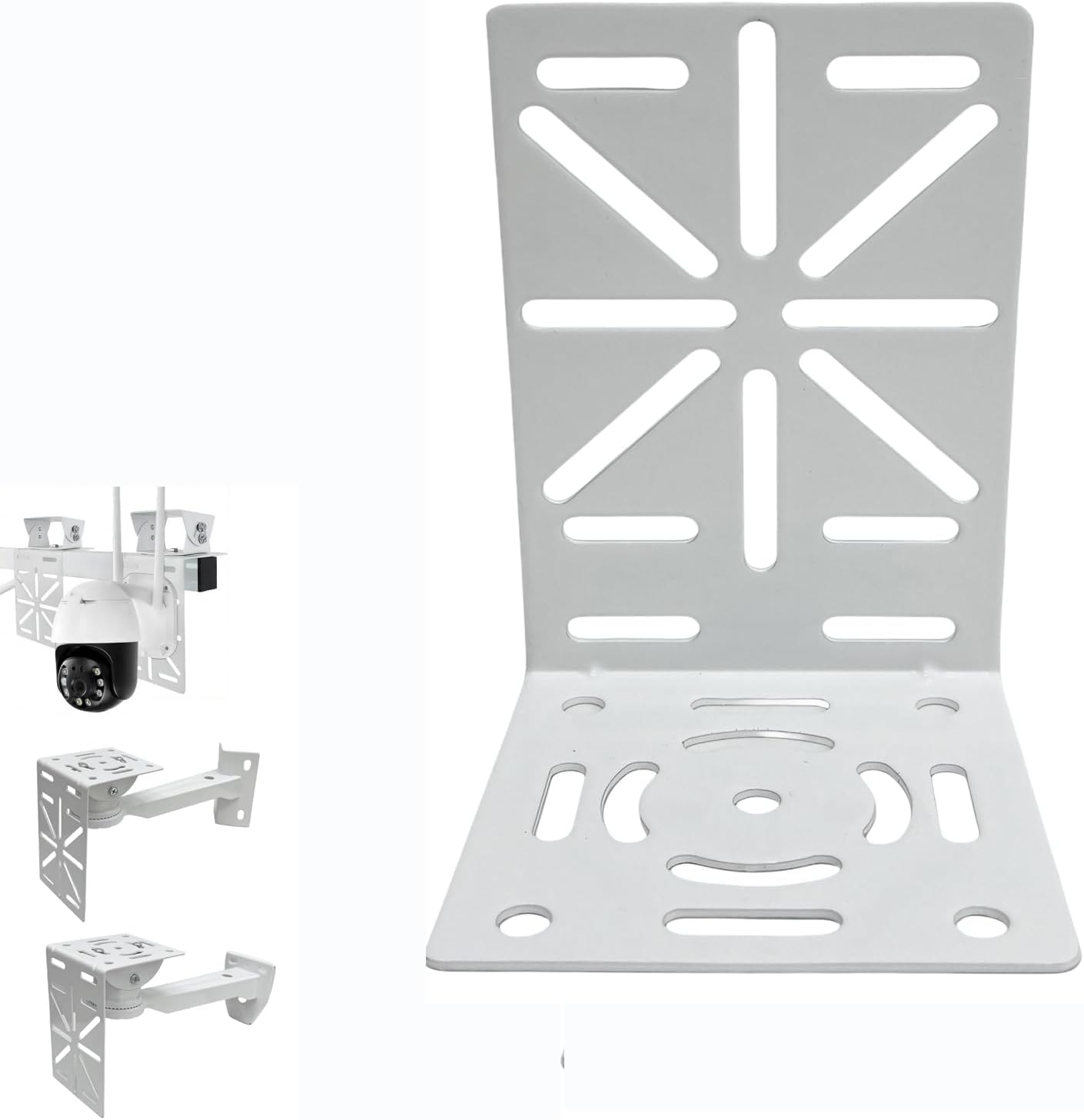 L-Shape Dome Camera Bracket, Wall Ceiling Mount for Security Dome Cameras, Wall Mount,(L-Bracket)