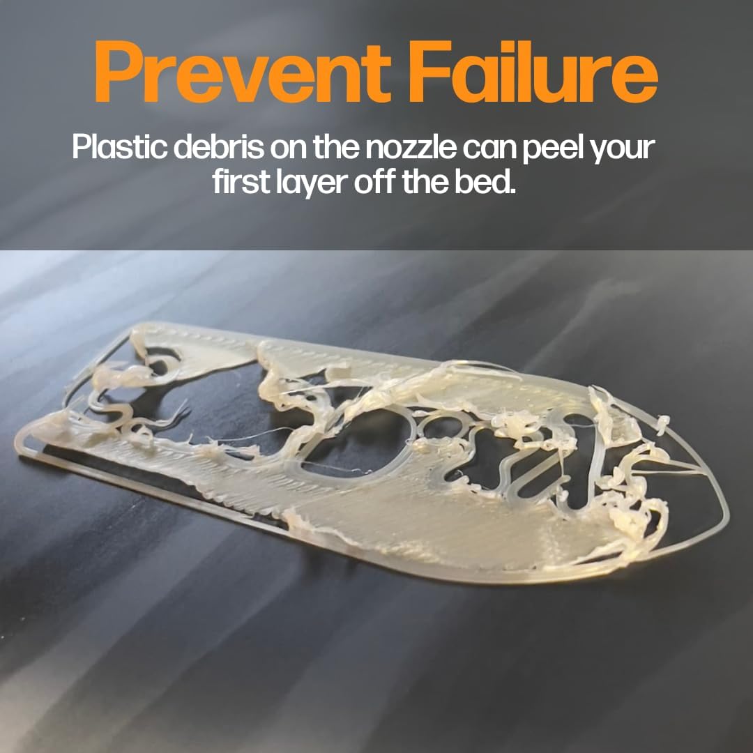 Slice Engineering Plastic Repellent Paint Repels Plastic & Prevents Buildup on the Nozzle | Get Enhanced Print Quality | Hassle-Free Application | Water-Based PTFE Nanosuspension (3 mL - 1 Pack)