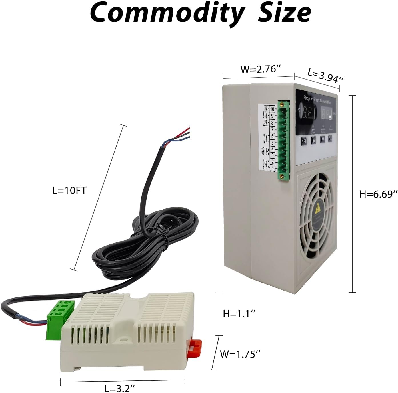 Auto Small Dehumidifier110V/240V Mini Dehumidifier With Temperature Control Switch For Grow Tent,Electric Box,Storage Cabinet,Closet,Tiny Space