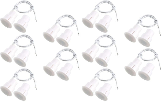 Magnetic Reed Switch RC-36 NC Recessed Wired Window Door Contact Sensor for Home Security and Burglar Alarm Systems 5 Pcs (Pack of 2)