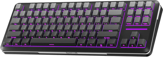Redragon Wireless Mechanical Keyboard,3-Modes Bluetooth Gasket Hot Swappable TKL RGB Custom Keyboard,Pre-lubed Switches,Side Printed PBT Gradient Keycaps, South-Facing LEDs Socket