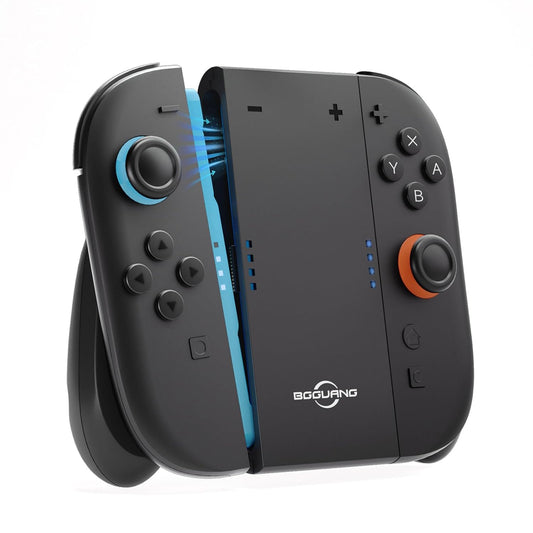 Switch 2 Joycon Grip, Super Magnetic Charger Handle for Nintendo Switch 2 Joycons, Ergonomic Controller Grip, Switch 2 Accessories Black