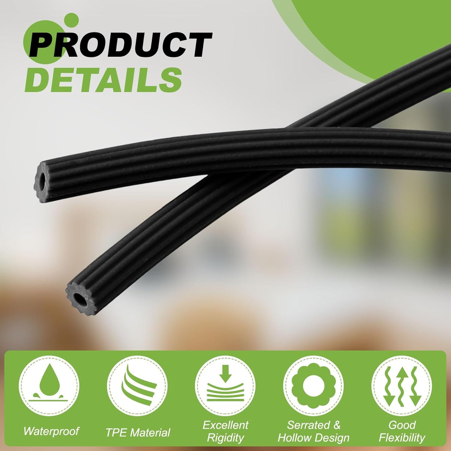 uxcell Screen Repair Kit, 0.16"x 9.8 ft Window Screen Spline with Roller Tool and Spline Removal Hook for Patio Door Window Mesh Install and Replace, Gray