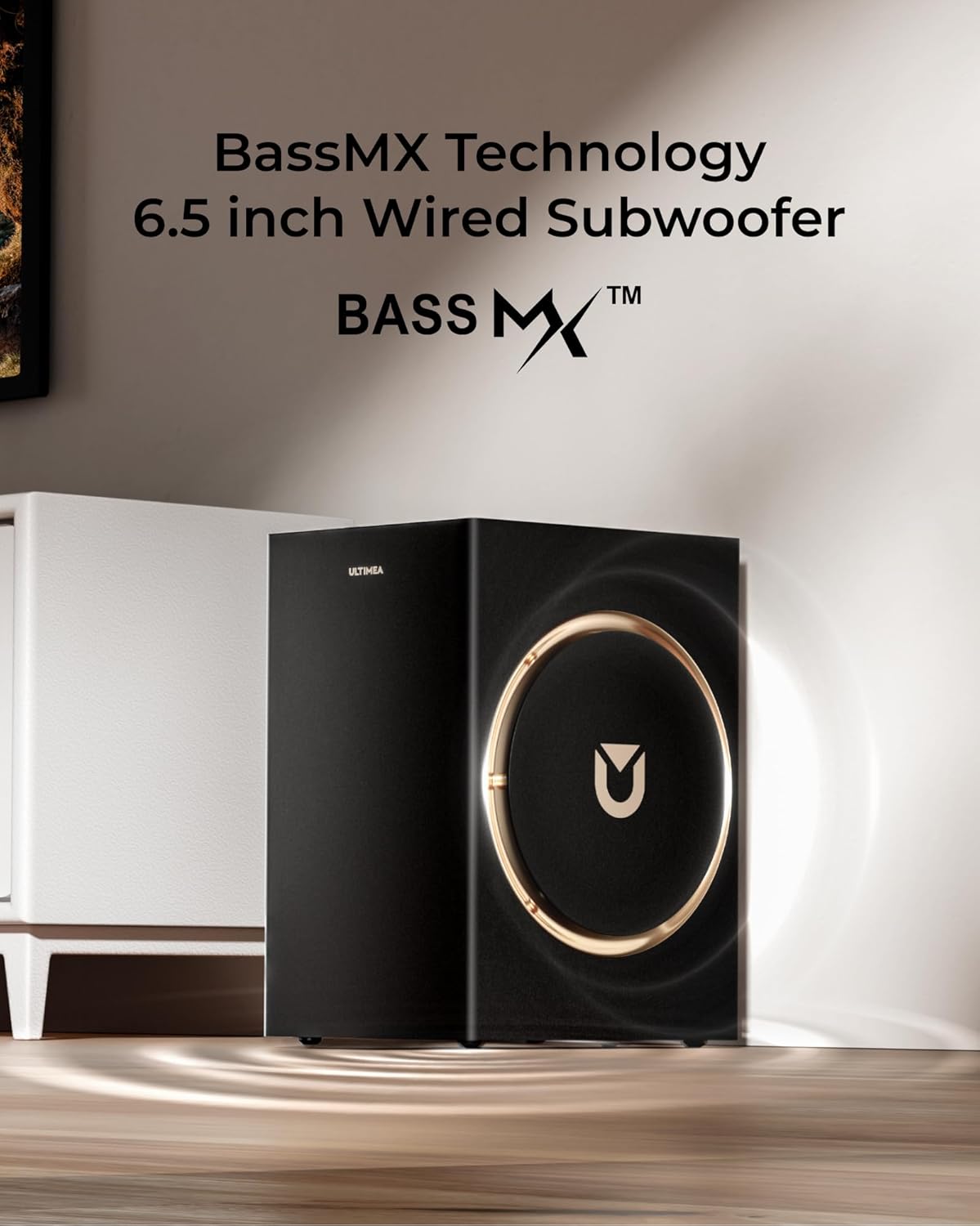 ULTIMEA 3.1.2ch Sound Bar with Dolby Atmos, Surround Sound System for TV with 6.5 inch Subwoofer, Sound Bar for Smart TV, Soundbar with Subwoofer for Home Theater, BT 5.4, HDMI eARC, Skywave F30 Boom