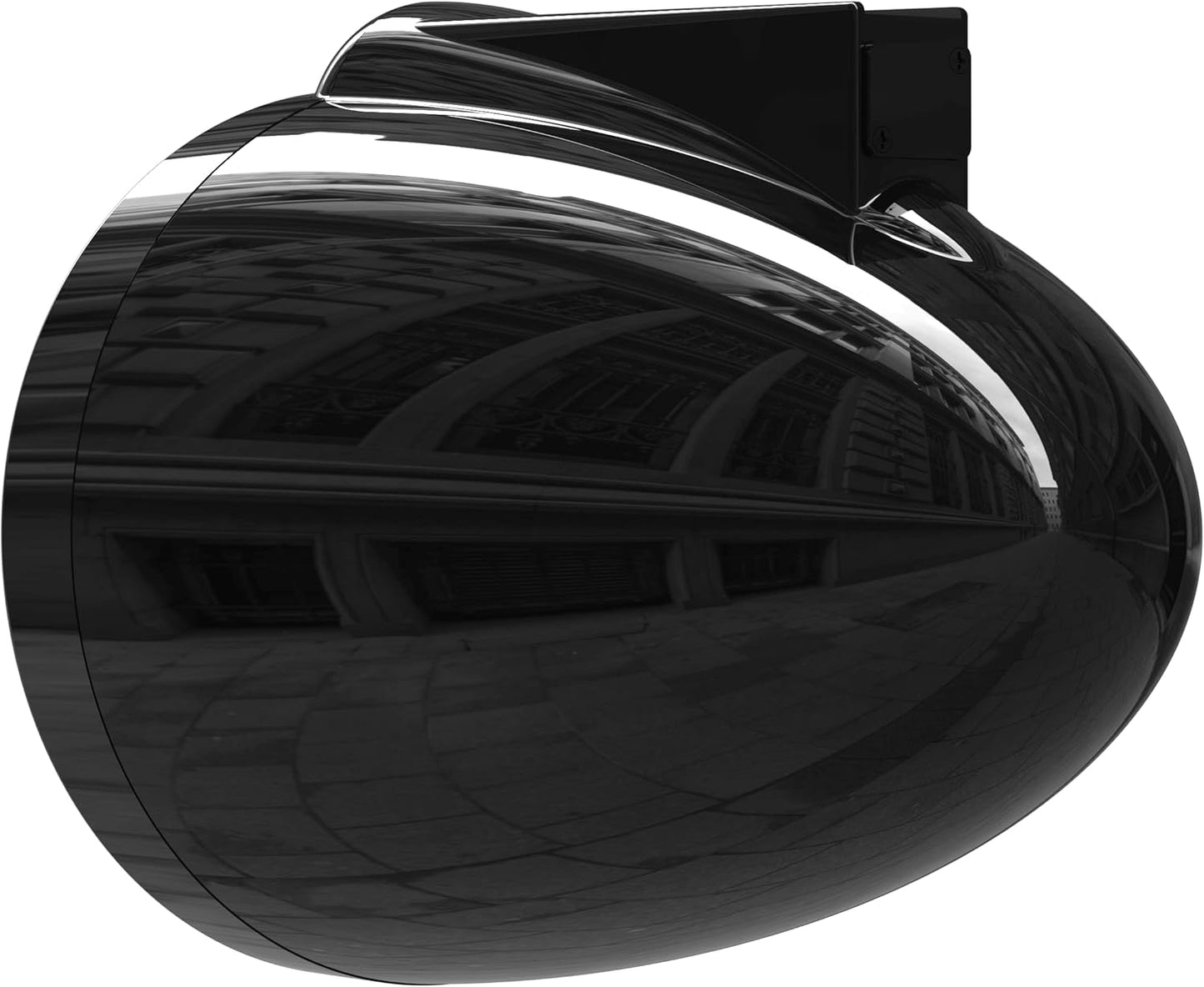 wet sounds Rev 8 Black V2 Revolution Series 8" Black Tower Speakers w/Silver Aluminum Fixed Clamp