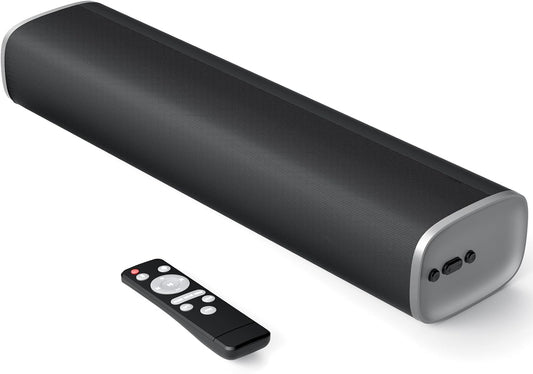 MZEIBO TV Sound Bar, Sound Bars for Smart TV Bluetooth 5.0 Soundbar 50W 17Inch Soundbars with ARC/Optical/AUX Connection Surround for Home Theater Audio