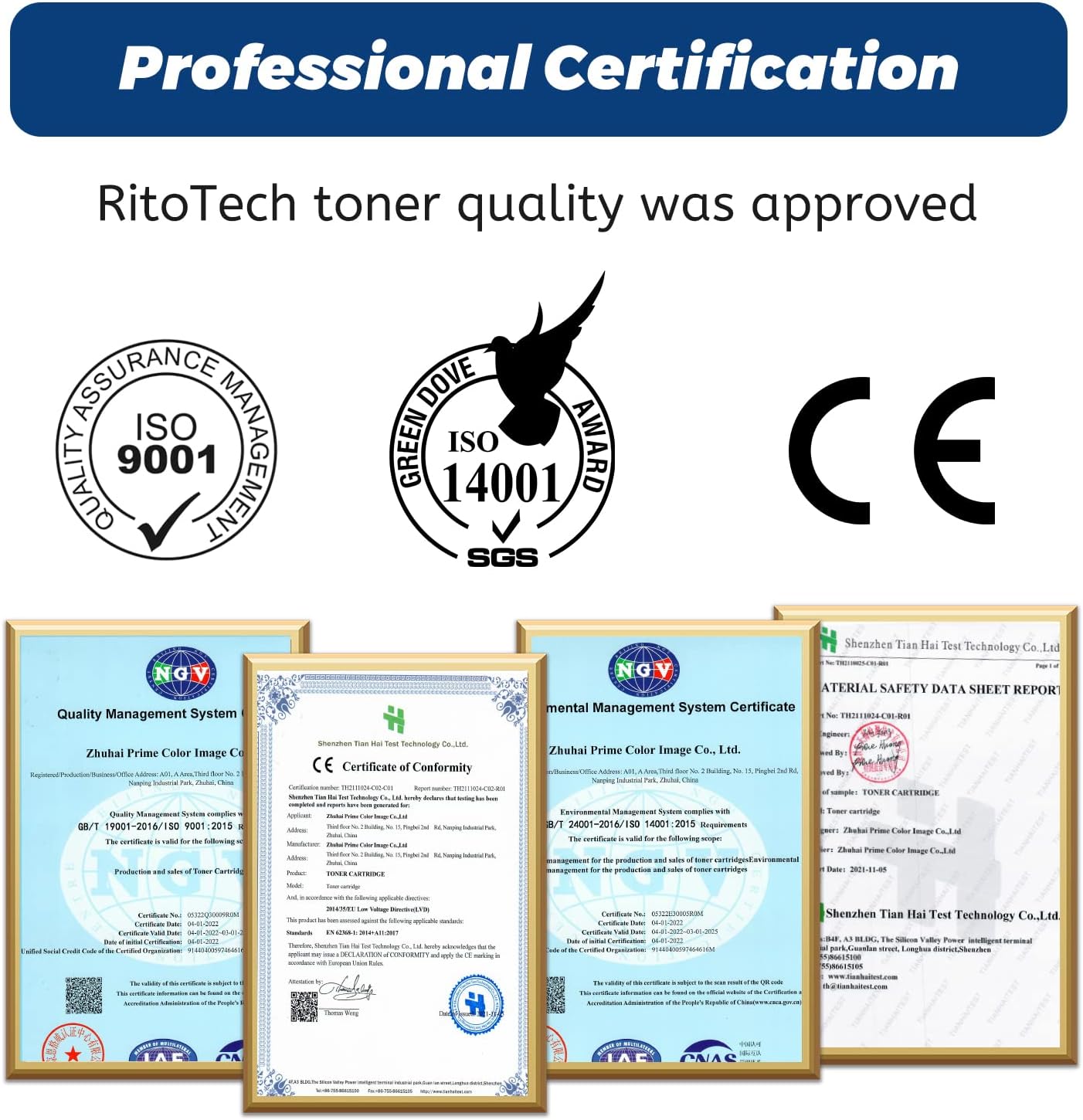 642A Black Toner Cartridge,Compatible for HP 642 A CB400A for HP Color Laserjet CP4005 Series CP4005DN CP4005N Printer, ( 1 Pack ,Up to 7,500 Pages )