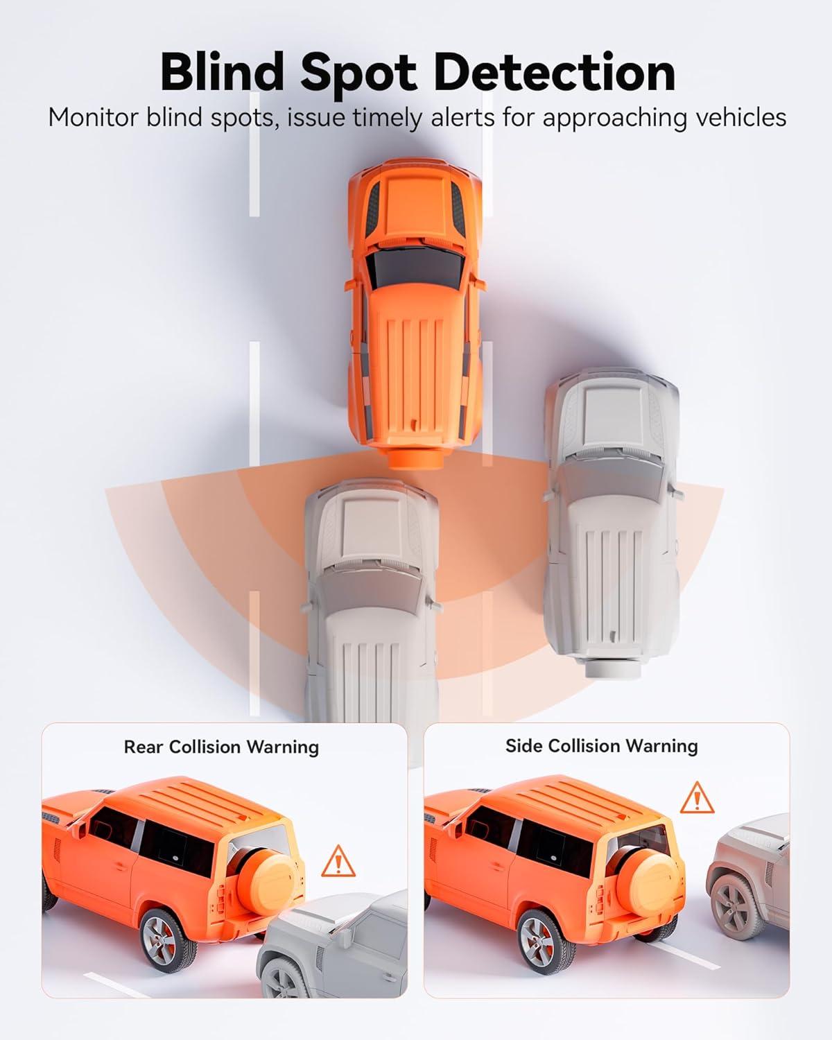 WOLFBOX G850 PRO 4K Mirror Dash Cam with ADAS and BSD, Smart Rear View Mirror with 5.8GHz WiFi, Voice Control, 12 inches Camera Includes 64GB Card, GPS, G-Sensor, Loop Recording