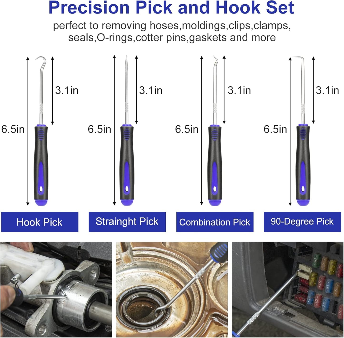 Trim Removal Tool Kit 250Pcs Car Removal Tool Kit Pry Tool Set Auto Clip Pliers Panel Door Radio Dash Window Bumper Adhesive Cable Clips Retainer Clip Set Terminal Removal Tool Set Fastener Remover
