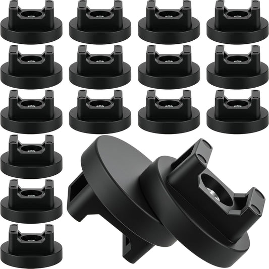 Yookeer Magnetic Zip Tie Mount Base Black Magnetic Cable Clips Wire Holder Multipurpose Cable Ties Management Base Electrical Supplies for Wire