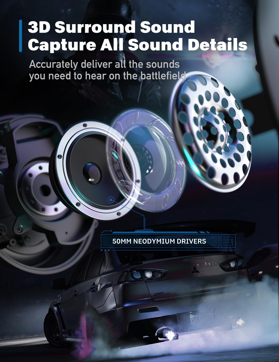 DEEBOX Gaming Headset for PC, PS5, PS4, Xbox, Gaming Headphone with Detachable Noise Canceling Mic, Wired Gaming Headsets 3.5mm for PC, Laptop, Mac & Nintendo NES Games