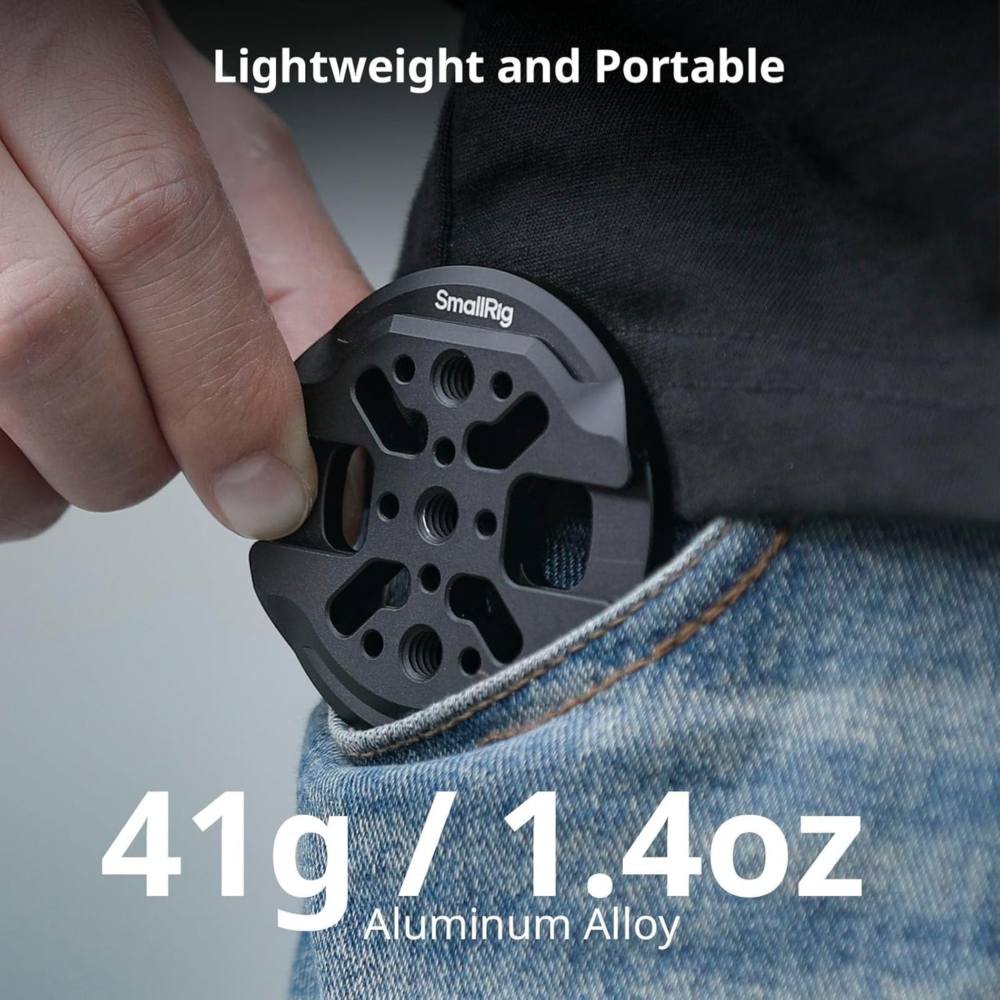 SMALLRIG Magnetic Phone Mount Plate for iPhone 17/16/15, with Cold Shoe Mount & 1/4"-20 Threaded Hole, for DJI Mic 2, Ball-Head Selfie Sticks, Vlogging, Live Streaming, Smartphone Filming-5155