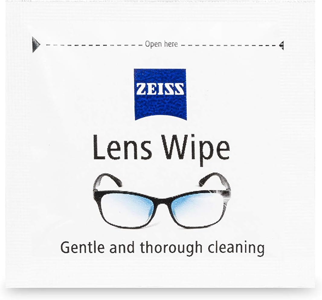 ZEISS Pre-Moistened Lens Cleaning Wipes, 80 Count