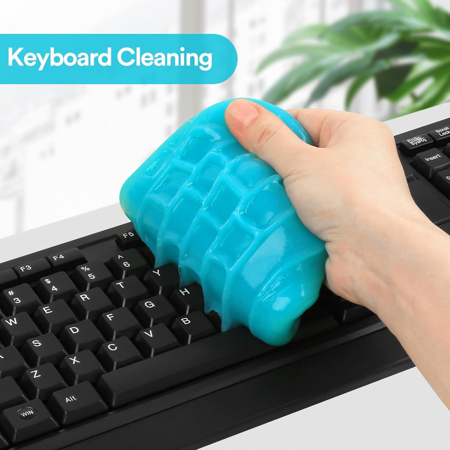 PULIDIKI Car Cleaning Gel for Car Cleaning Putty Car Putty Auto Detailing Tools Car Slime Cleaner Dust Cleaning Gel for Car Interior Cleaner Car Accessories Keyboard Cleaner Blue (4Pack)