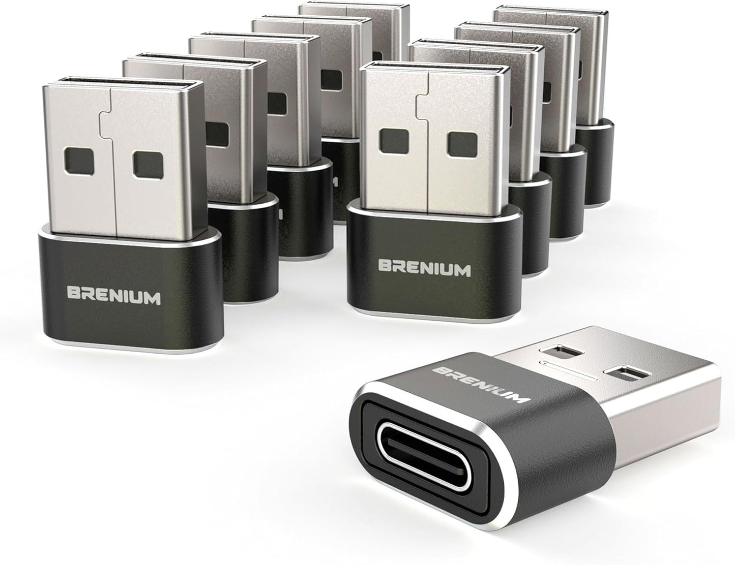 USB to USB C Adapter - iPhone 15, 16 Charging and Data Converter Type C Female to Type A Male, Compatible with Samsung Galaxy, iPad, Apple Watch