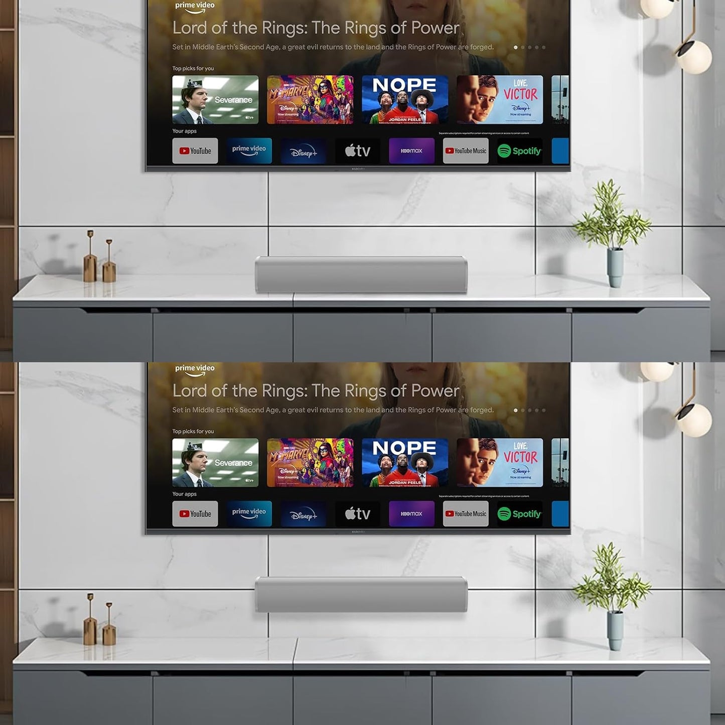 MZEIBO Sound Bar for TV,Soundbars Smart Portable Wireless Sound System with Multi-Connection Modes, Ideal for Family & Friends, Compact and Powerful Audio Device