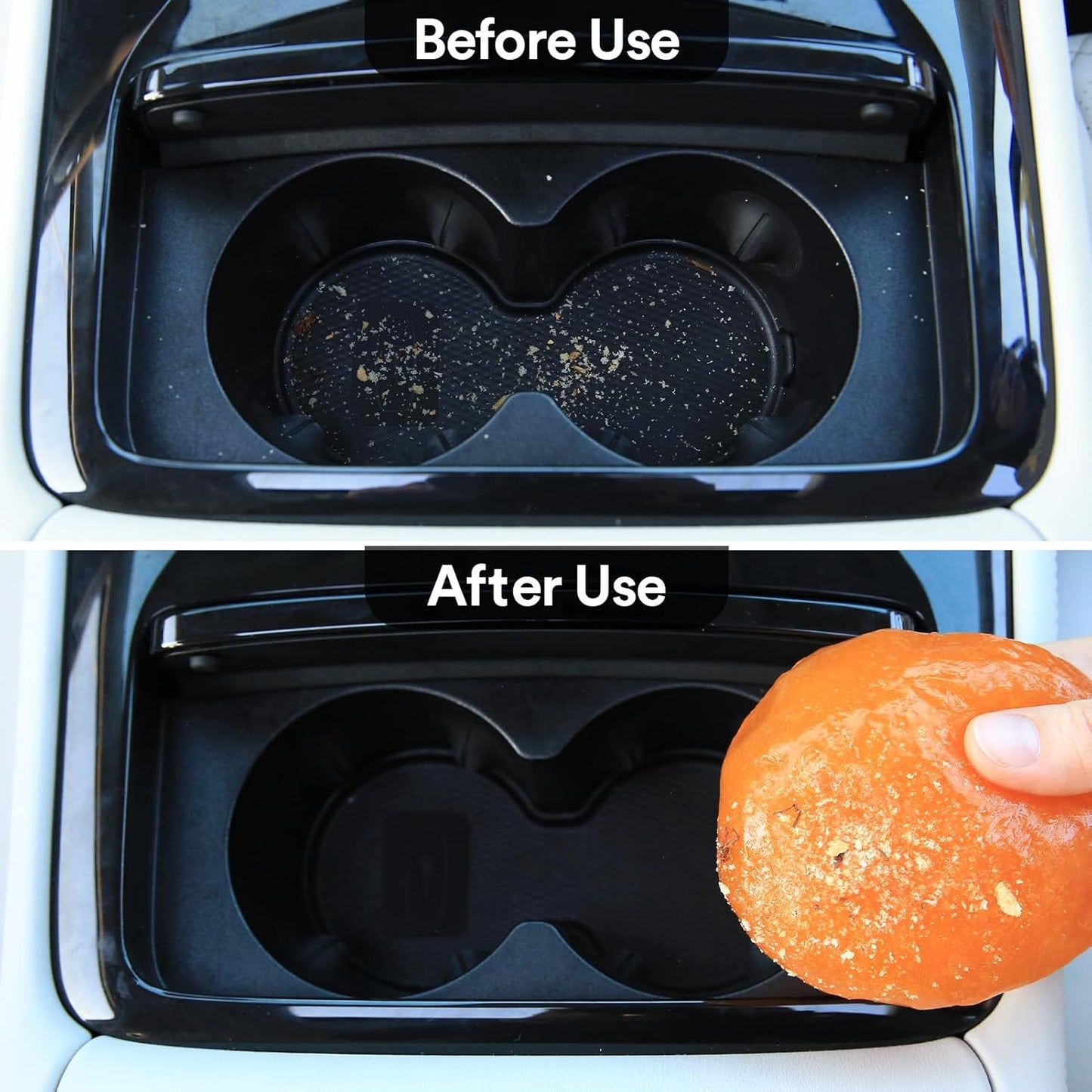 PULIDIKI Car Cleaning Gel for Car Cleaning Putty Car Putty Auto Detailing Tools Car Slime Cleaner Dust Cleaning Gel for Car Interior Cleaner Car Accessories Keyboard Cleaner Orange (4Pack)