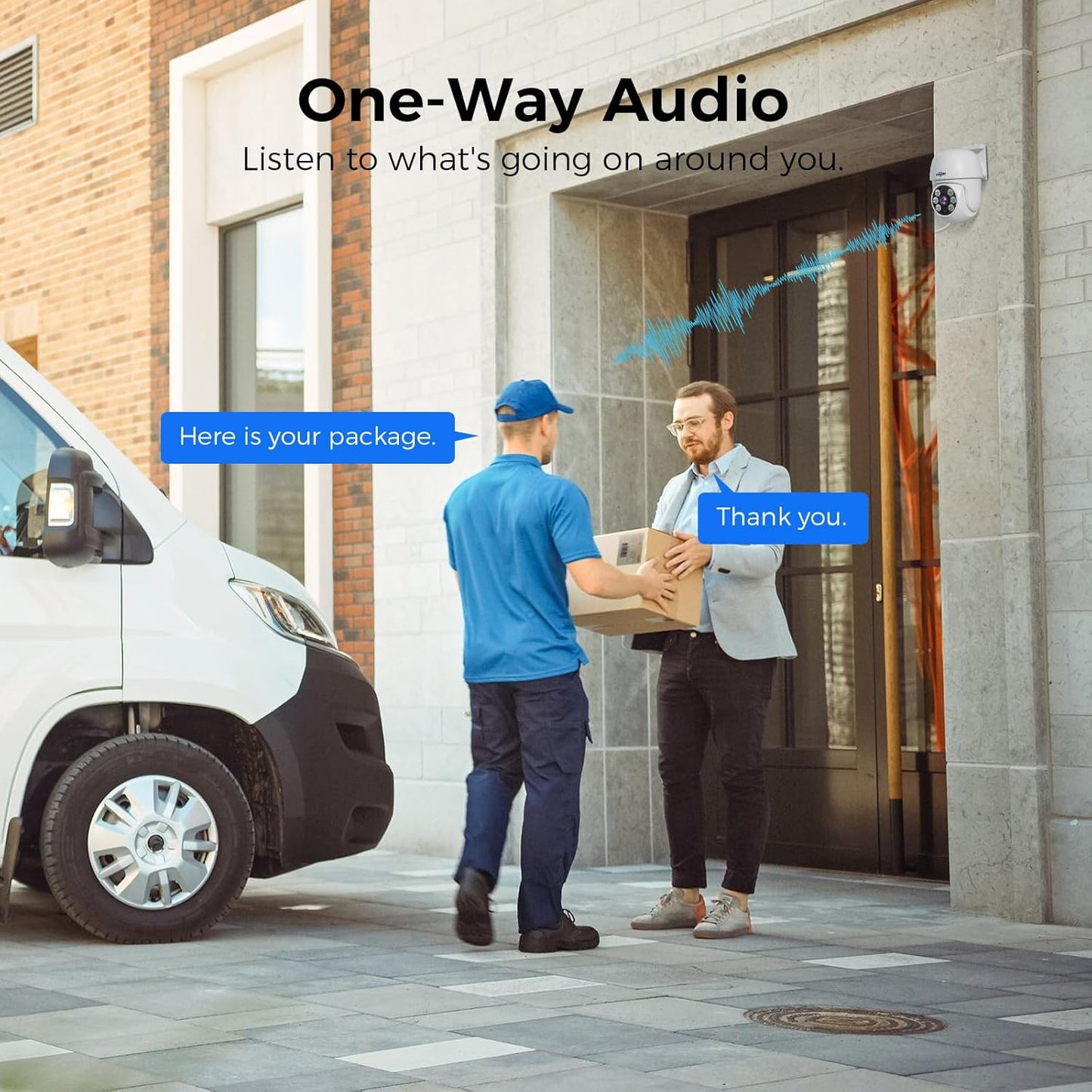 Hiseeu 360°View PTZ 3K Wired Security Camera System with Alarm Spotlight,Audio Person/Vehicle Detection 8ch 5MP DVR 4PCS Cameras 1TB HDD Home CCTV Camera System Outdoor,Night Vision,24/7 Record