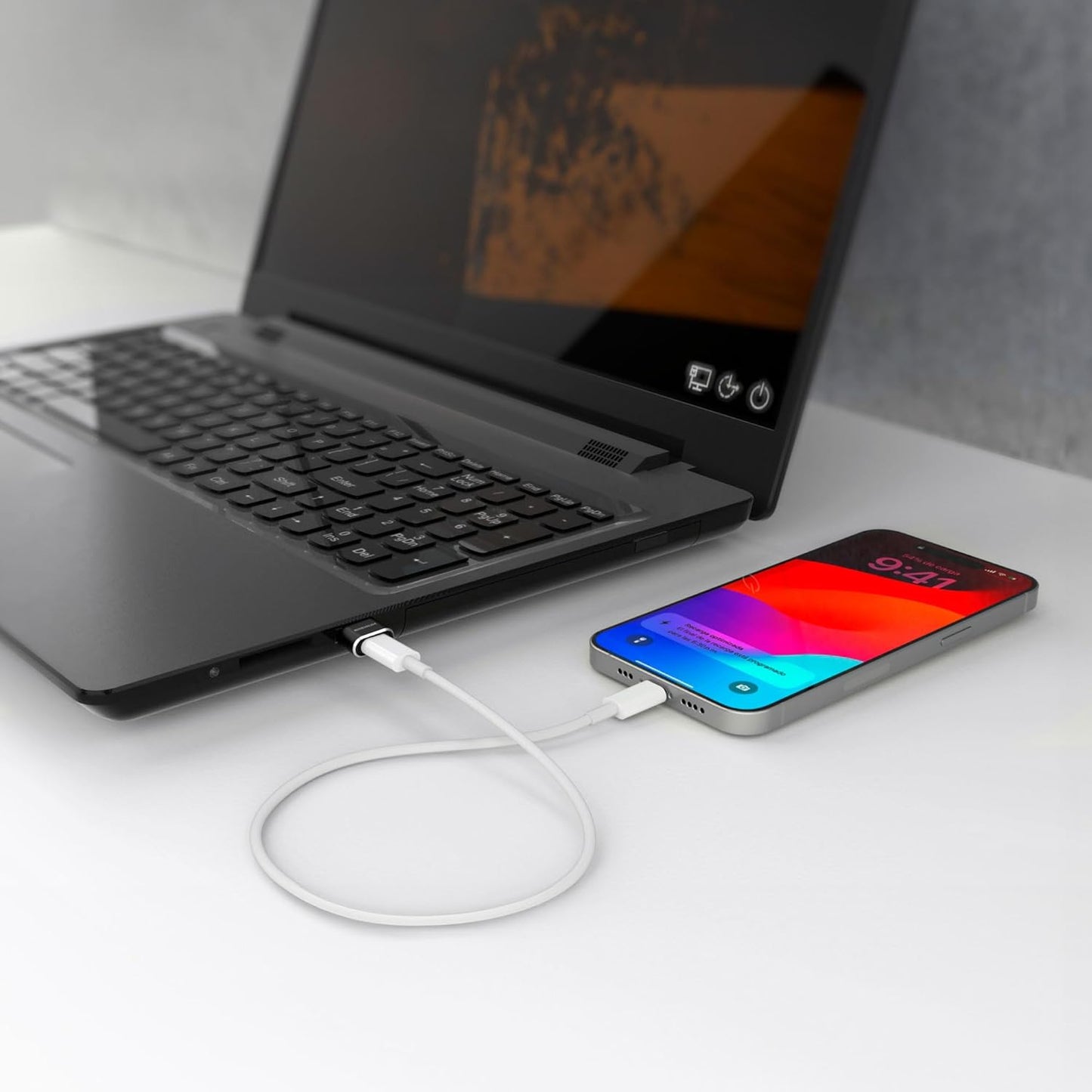 USB to USB C Adapter - iPhone 15, 16 Charging and Data Converter Type C Female to Type A Male, Compatible with Samsung Galaxy, iPad, Apple Watch