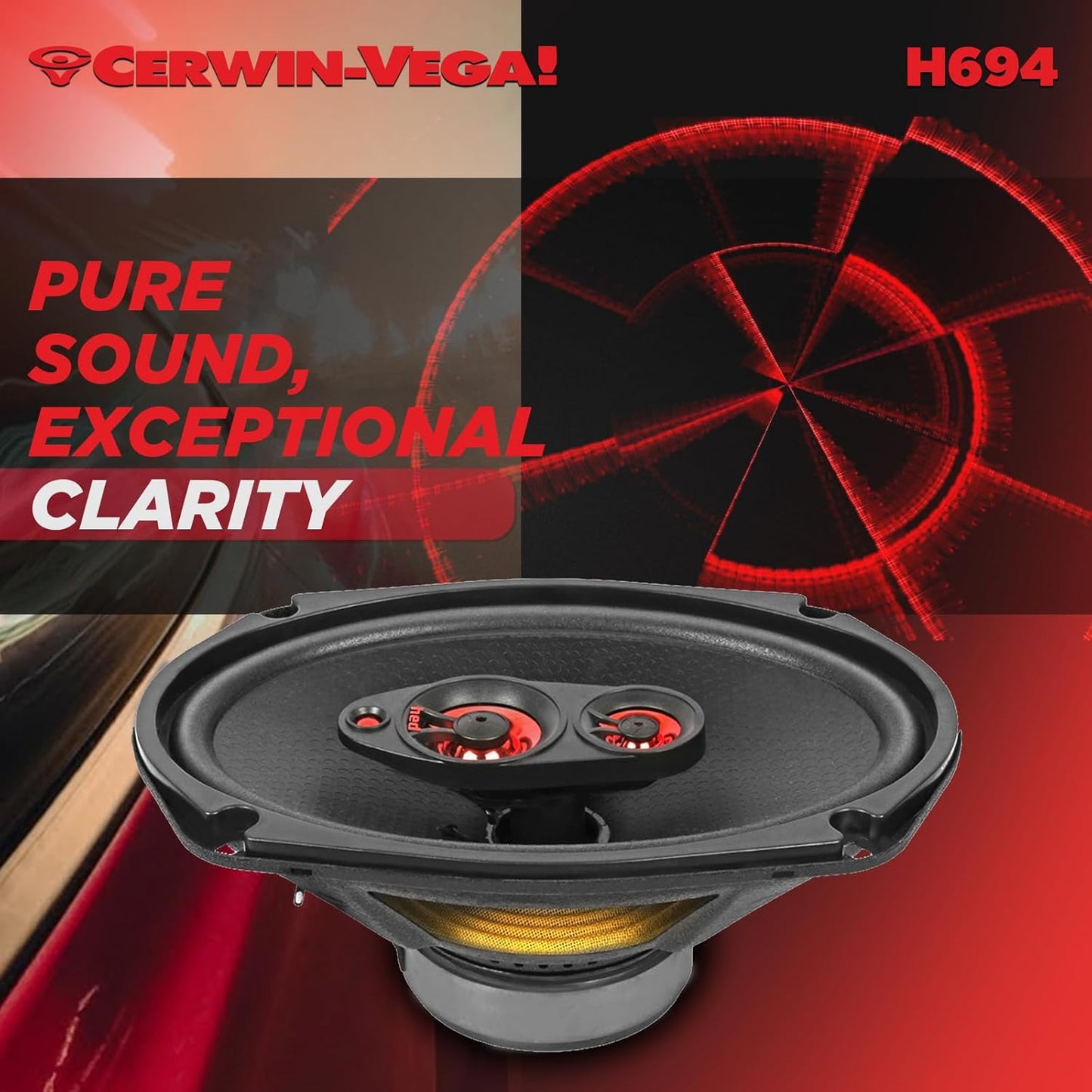 CERWIN-VEGA! HED 2025 Edition – 6.94” 2-Way Coaxial Full Range Speaker System - H694