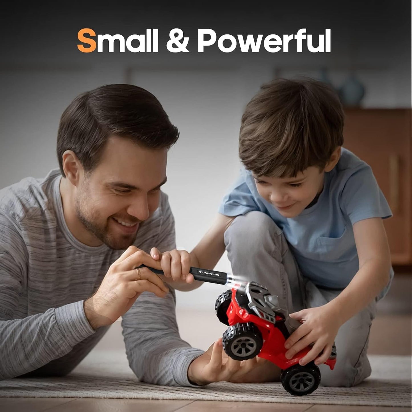 AM ARROWMAX Electric Screwdriver, Precision Screwdriver w/ 34 Magnetic Bits, 4 Torque Settings, Red Dot, IF Winning Design, Rechargeable Mini Repair Tool Kit for Phone, Laptop, Camera (SES) Black