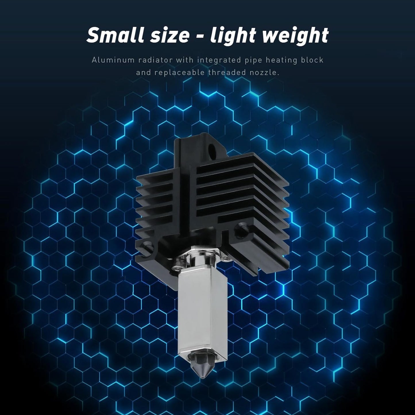 JUUPINE Upgraded Bambu Labs hotend Kit for Bambu Lab X1/X1C/P1P/P1S 3D Printer,500℃ High-Temperature Hardened Steel 0.4mm Nozzle Assembly Kit, Compatible with Bambu Labs X1/P1P Series