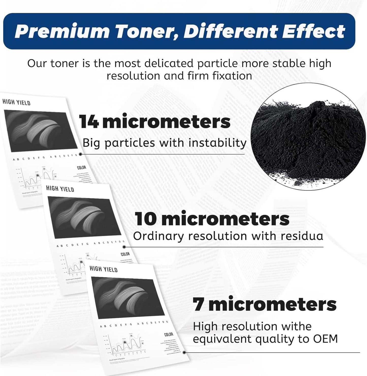 642A Black Toner Cartridge,Compatible for HP 642 A CB400A for HP Color Laserjet CP4005 Series CP4005DN CP4005N Printer, ( 1 Pack ,Up to 7,500 Pages )