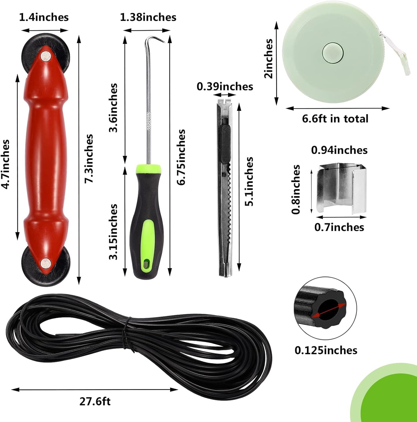 FLYZZZ Window Screen Door Repair Kit, 48"x118" Fiberglass Mesh Replacement with Roller Tool/Hook/Spline/Cutter/Clips/Ruler, 7-in-1 Sliding Patio Door & Screen Door Repair Kit, Gray