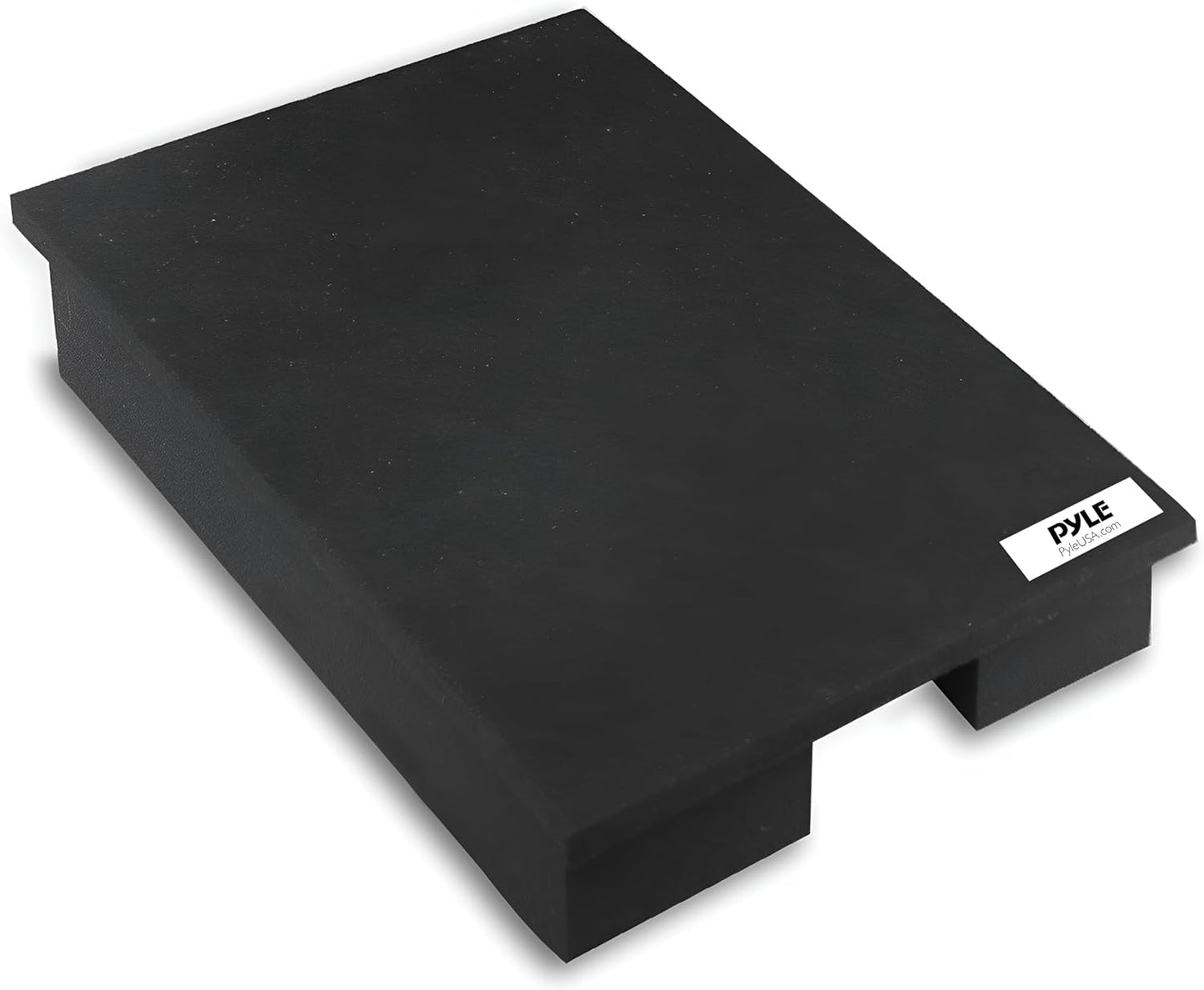 Pyle Sound Dampening Speaker Riser Foam - Audio Acoustic Noise Isolation Platform Pads Recoil Stabilizer w/ Rubber Base Pad For Studio Monitor, Subwoofer, Loud Speakers - PSI21 (22.3 x 15 x 3 Inch)