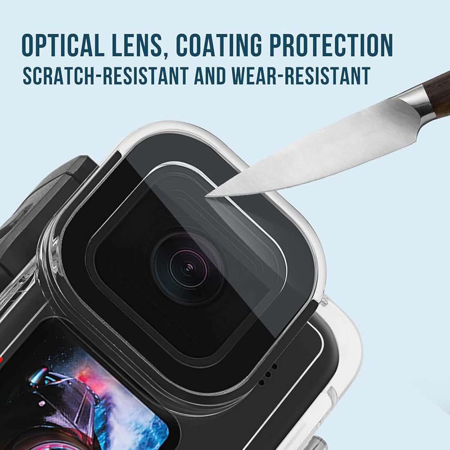 Waterproof Case for Go Pro Hero 13/Hero12 /Hero11 /Hero10 /Hero9 Black, Protective Underwater Diving Housing with Dive Kit Accessories for Hero13/12/11/10/9 Black Action Camera