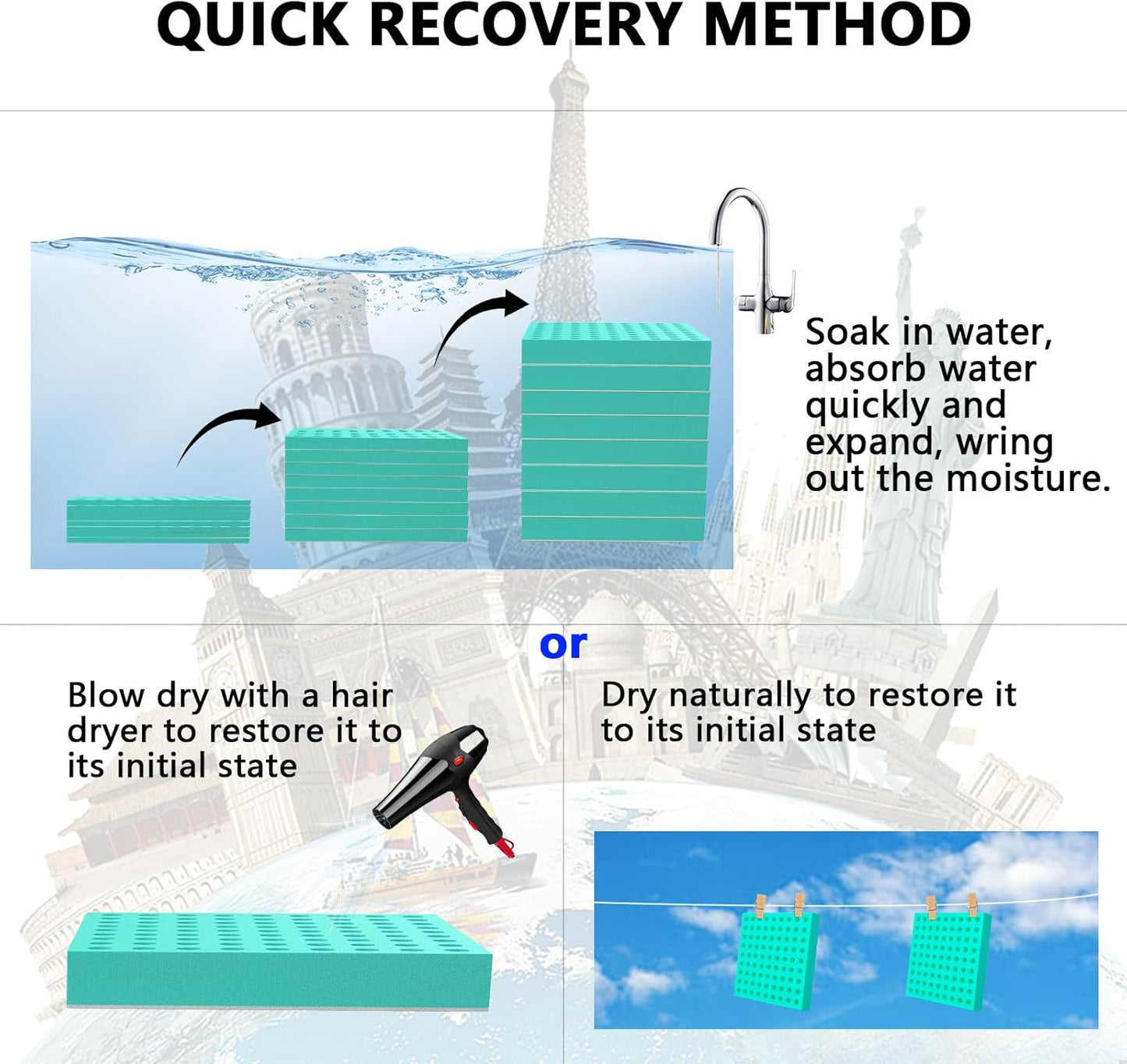 Sound proof foam panels for walls, let your life be free from noise disturbances, and fully enjoy the quiet and pleasant moments.(FW-L 12" × 12" × 1", Pack of 24)