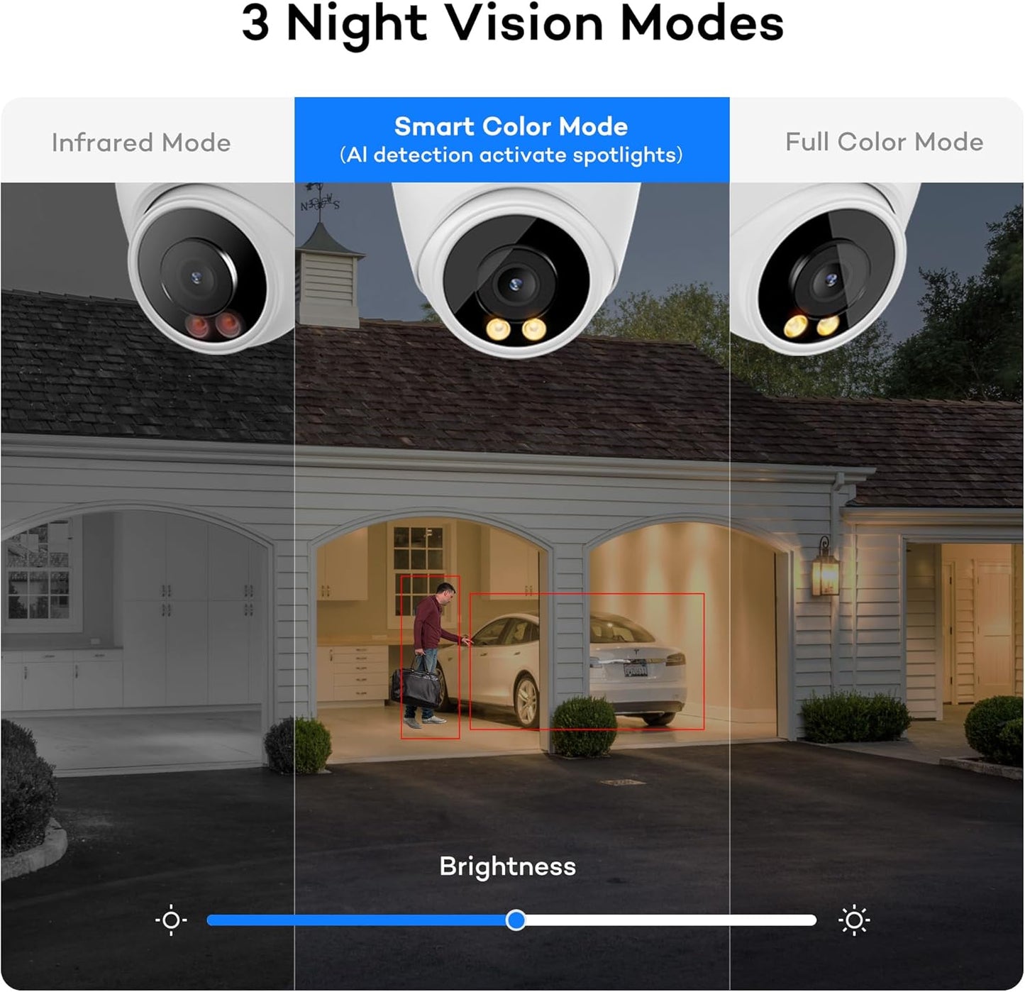 ONWOTE 16 Channel NVR PoE Security Camera System Wired, 12MP 4K 16CH Commercial NVR 4TB, Smart AI Color Night, 12x 6MP 122° Outdoor Audio IP Cameras, 12x Cables(Total 960ft), CCTV for Businesses Home