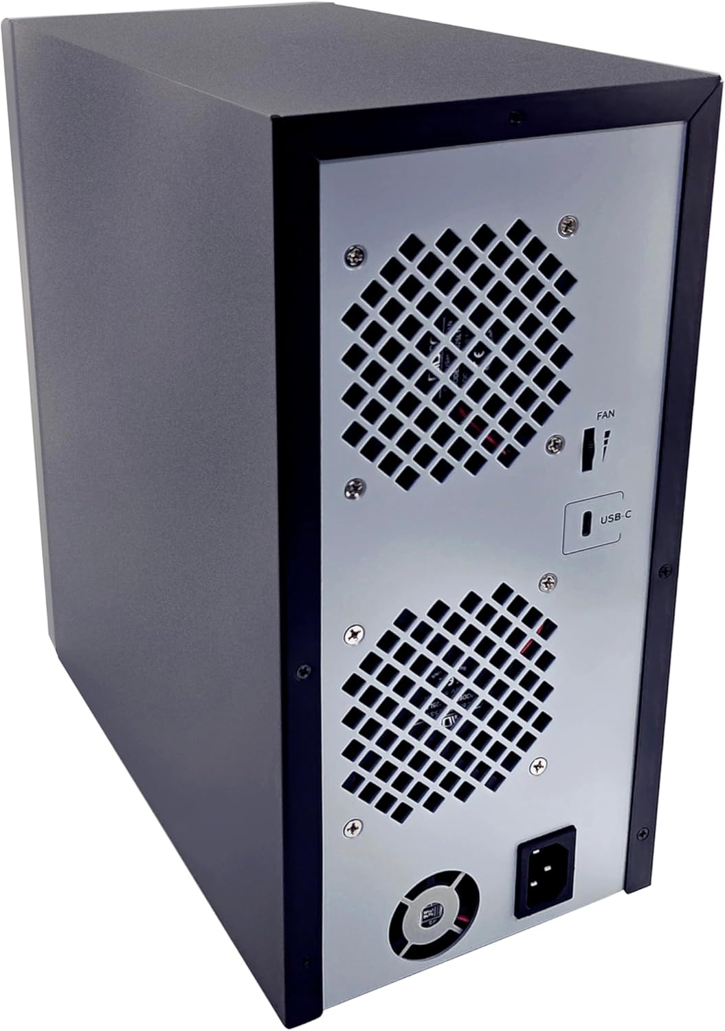 8 Bay Tool Less Tray Hot Swapable 2.5" and 3.5" SATA Hard Drive External USB-C 3.2 (10Gbps) Hard Drive Enclosure. Support up to 8X 22TB Capacity.